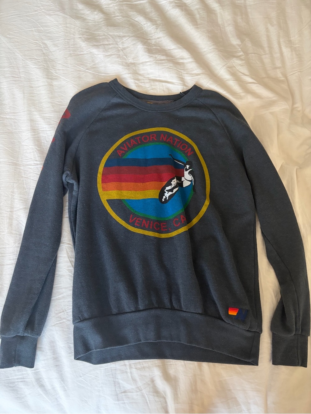 Gray Aviator Nation Crewneck Size Small